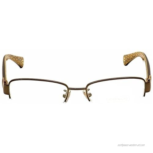 COACH Eyeglasses HC 5027B 9094 Dark Brown/Dark Tortoi 50MM