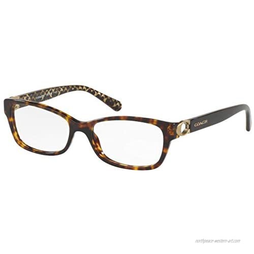 Coach Women's HC6119 Eyeglasses Dark Tortoise/Demo 53mm