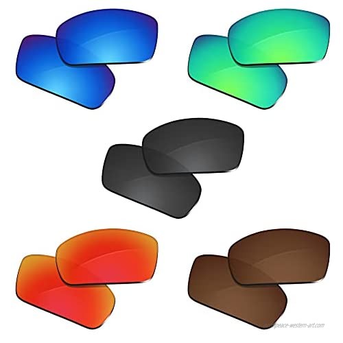Glintbay 5 Pairs Replacement Lenses for Costa Del Mar Fantail Pack-BBRGB