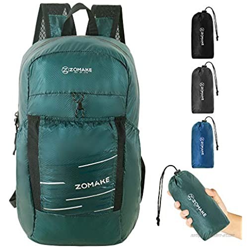 ZOMAKE Packable Backpack Small Lightweight backpacks Water Resistant Camping Travel Hiking Daypack