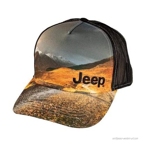 Jeep Premium Mojave Mountains View Hat Black