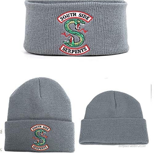 Letswin Jughead Jones Hat TV Movie Fashion Adult Riverdale Beanie Cap Winter Knitted Embroidery Hat