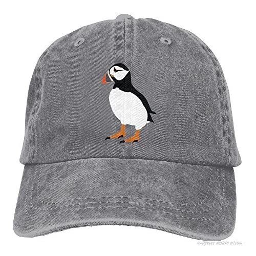 Puffin Bird Adjustable Baseball Cap Trucker Hats for Men and Women