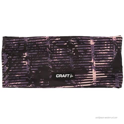 Craft Unisex Identity Soft Stretch Brushed Jersey Cold Weather Headband  P Tropy/Logan  One Size