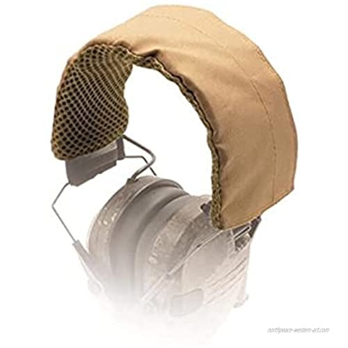 Walker's FDE Headband Wrap -Fits Muffs and Most Other Brands  Durable Nylon  Cool Mesh Padding  Multi  one Size (GWP-HDBND-FDE)