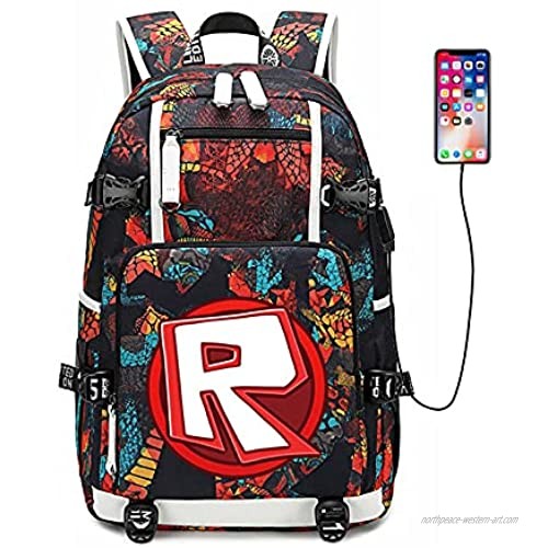 Multifunctional and convenient backpack  casual fashion bag  casual daily-use laptop backpack with USB charging port (Backpack-R)