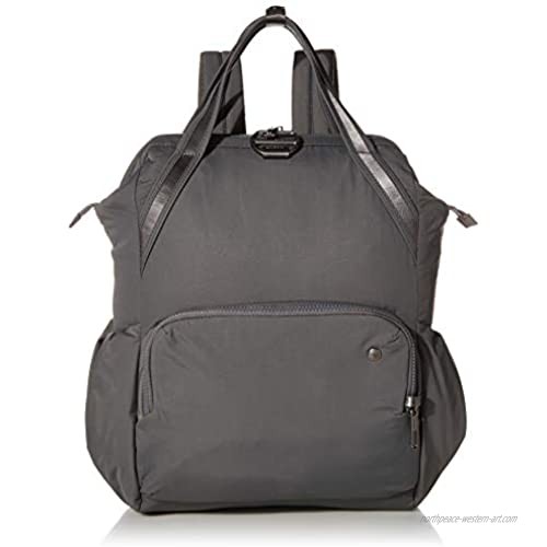Pacsafe Women's Citysafe CX 17L Anti Theft Backpack-Fits 13 inch Laptop  Econyl Storm  One Size