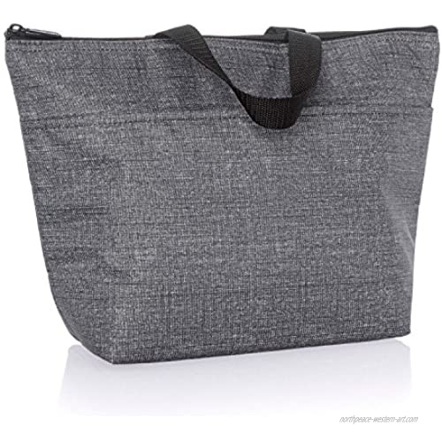Thirty One Thermal Tote 3000 Charcoal Crosshatch