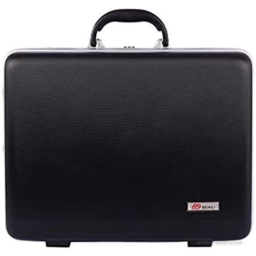 Men ABS Briefcase 16 Inch Laptop Case Black